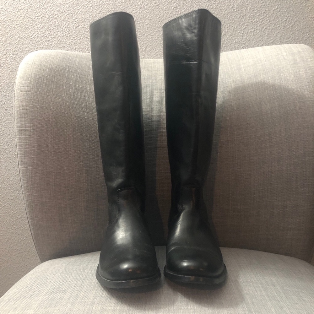 Frye Melissa Button Zip Boots - Extended Calf